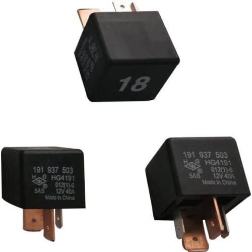 Fuel pump relay NO.18 Fit for VW Passat /SA SAVEIRO /PR PARATI 4P OE:443951253N 7M0951253A 191937503 Engine Control Relay