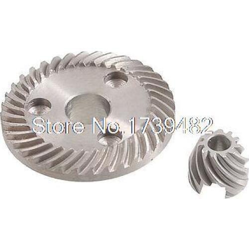 Gray Metal Spiral Bevel Gear Pinion Set for Makita 9523B Angle Grinder