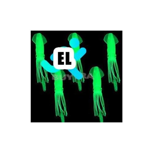 Silicone Sea Fishing Lure Large Luminous Squid Soft Baits Fake Lures Pesca Fishing Tackle Set