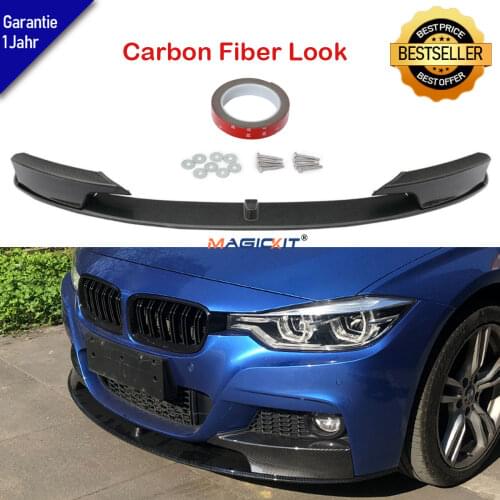 MagicKit FOR BMW F30 F31 M SPORT FRONT SPLITTER DIFFUSER VALANCE LIP SPOILER SIDE SKIRT