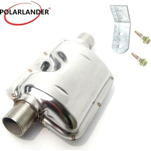 Parking Air Heater Stainless Steel 24MM Car Truck Exhaust Muffler Clamps Bracket Diesel Heater Portable Pipe Silencer