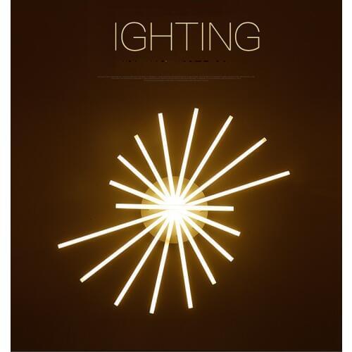 New LED spiral household ceiling lamp Living room bedroom commercial art lighting Ceiling lights 90-265V