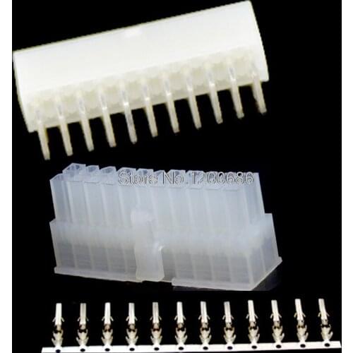 2*11PIN 22PIN Kit Pitch 4.2MM Curved Solid Needle 90 degree 5557 Double Row connector