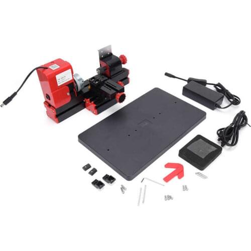 20000rpm 24W Z20002 US Plug 100-240V Mini Motorized Lathe Machine DIY Power Tool