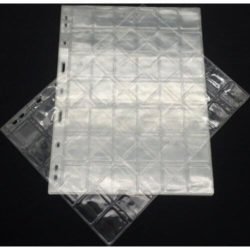 42 Grids Coin collection Album page below 28mm coins have Anti-slip cover Coin Hold Book Coin collection live page1 Sheet