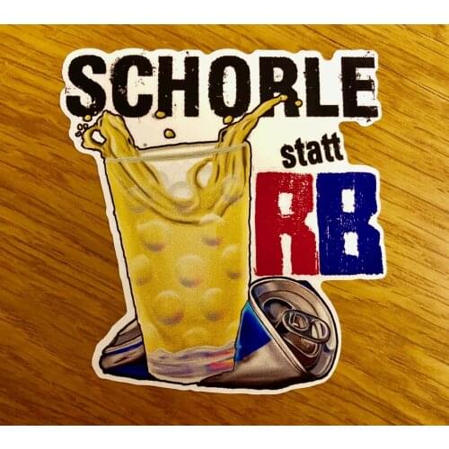 SCHORLE STATT RB Aufkleber Anti Fussball car MOTO sticker