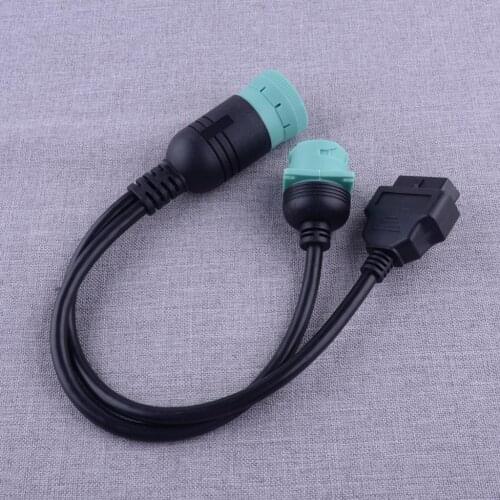 Car OBD2 Truck Y Splitter Cable Adapter Connector Fit for J1939 9 Pin Male to Female And 16Pin long Replacement