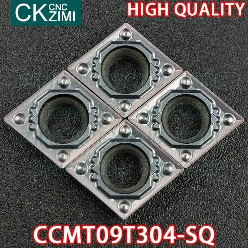 CCMT09T304-SQ ZM1125 CCMT 09T304 SQ carbide inserts Internal turning inserts tools CNC wood turning Machinery Metal lathe tools
