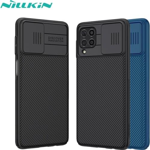NILLKIN CamShield For Galaxy F62 Case Samsung Galaxy M62 Cover Slide Camera Lens Protection Hard Bumper PC Back Cover