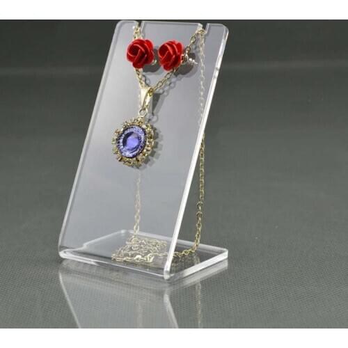 Earring display holder case jewellery stands earing jewelers jewelry organizer stand for necklace & earrings pendant display