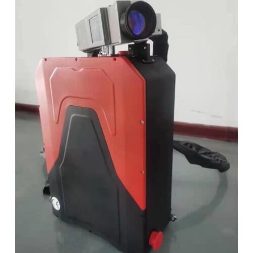 Economical 50w backpack Mini Fiber Laser Cleaning Machine Price Rust Removal for metal coating paint