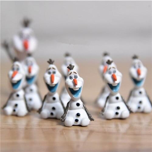48pieces 3cm very small Disney Frozen Olaf figure Toy Action Figures