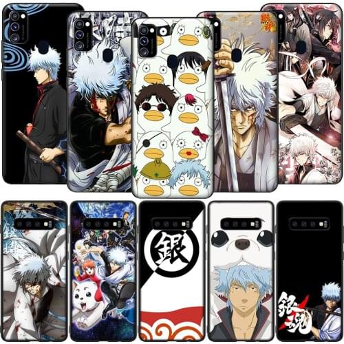 GX75 Gintoki Sakata Gintama Silicone Soft Case for Samsung S6 S7 Edge S8 S9 S10 S10E S20 Fe S21 S21s S30 Ultra Plus Lite