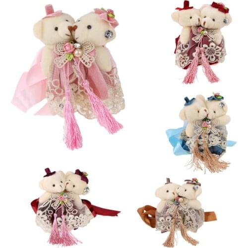 Delicate Little Bear Curtain Tieback For Wedding Room Decoration 5 Colors Hook Fastener Buckle Clamp For Bedroom Curtain