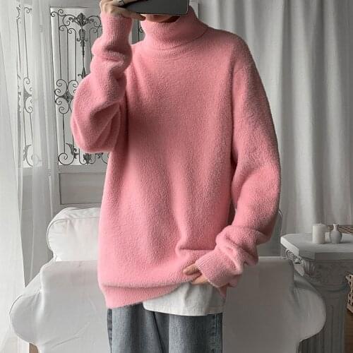 Cashmere Turtleneck Men Sweater 2020 Autumn Winter Jumper Clothes Pullovers For Man Warm New Male Knitting Clothing