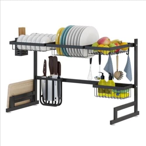Kitchen Shelf Organizer Dish Dryer Above the Sink Utensil Bowl Holder Dish Drain Shelf Kitchen Rack Countertop Organizer