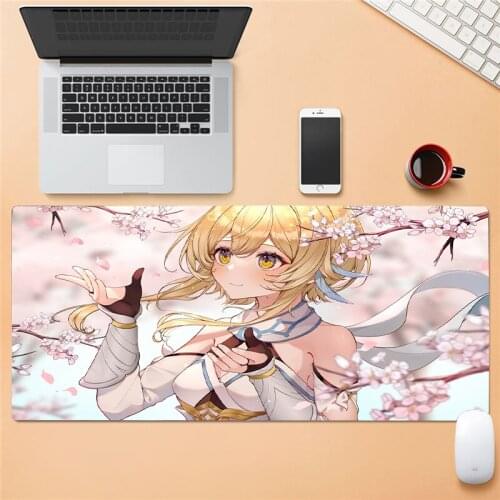 Small Anime Sexy Pink Mouse Pad Gamer Cute Kawaii XL Gamer Keyboard Mouse Pad Rubber Hemming Big Fashion Laptop Desk Mat
