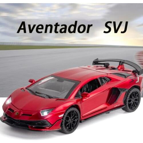 Nicce NEW 1:32 LP700-4 Aventador SVJ car alloy car model simulation car decoration collection gift toy Die casting model boy toy