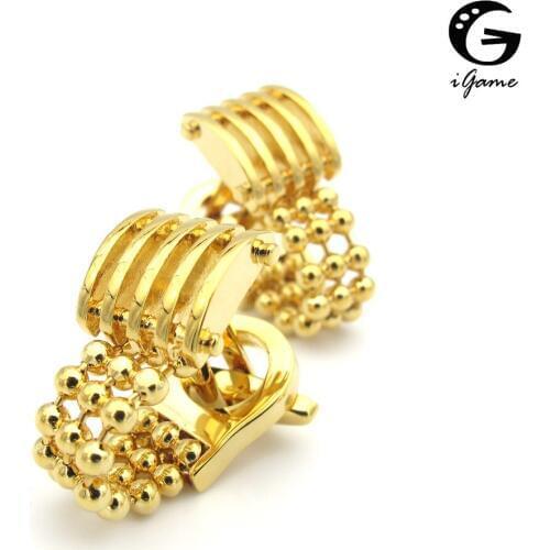 IGame New Arrival Chain Cuff Links Golden Color Cool Design Shirt Cufflinks Free Shipping