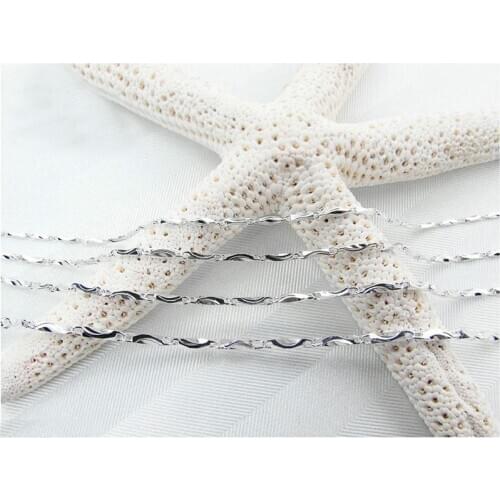 Simple Silver Plated Snake Chain Necklace Sexy Twisted Bar Box Chains Pendants Necklaces For Women Charms Party Jewelry