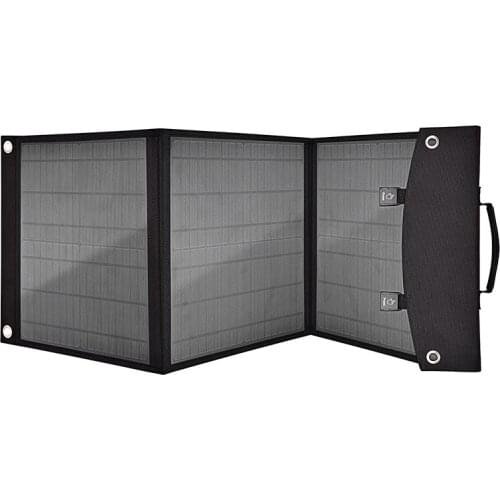 Outdoor 60W Monocrystalline Panel DC and USB output port Camping Solar Charger