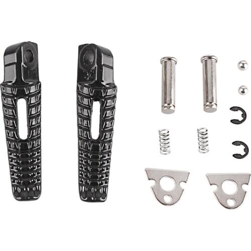 Motorcycle Rear Footrest Foot Peg Rest for Suzuki GSXR 600 750 2006-2014 & GSXR 1000 2005-2014 & B-KING 2008-2013 Black