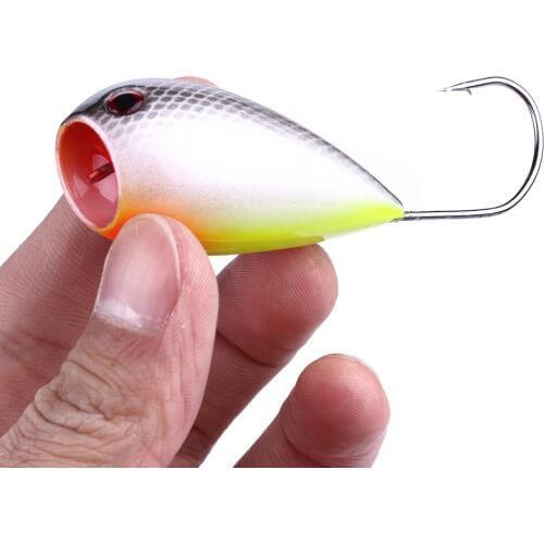 1PCS 8CM/13G Popper Fishing Lures Isca Artificial Hard Plastic Crankbait Wobblers Carp Fishing Pesca Fishing Tackles