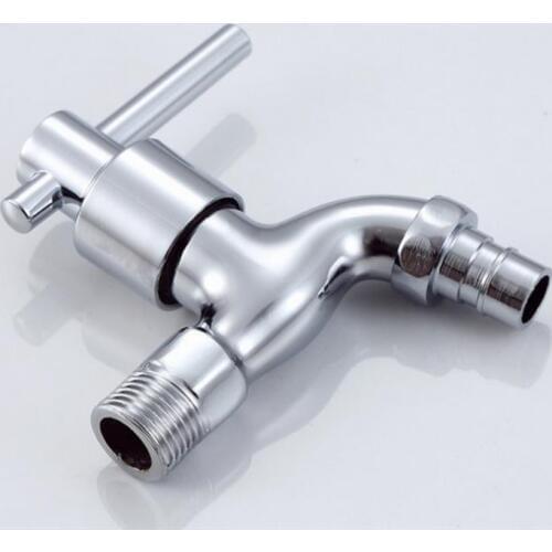 1PC Zinc Alloy Bibcock 1/2 ’Quick Opening Faucet Wall-mounted Washing Machine Tap