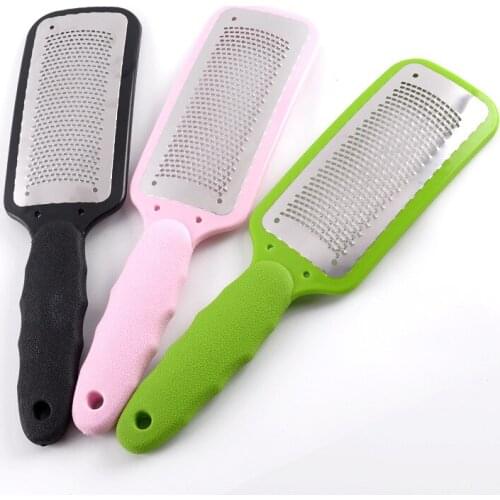 1pcs Professional Double Side Foot File Stainless Steel Foot Board File Dead Skin File Pedicure Tool Foot Rubbing Board