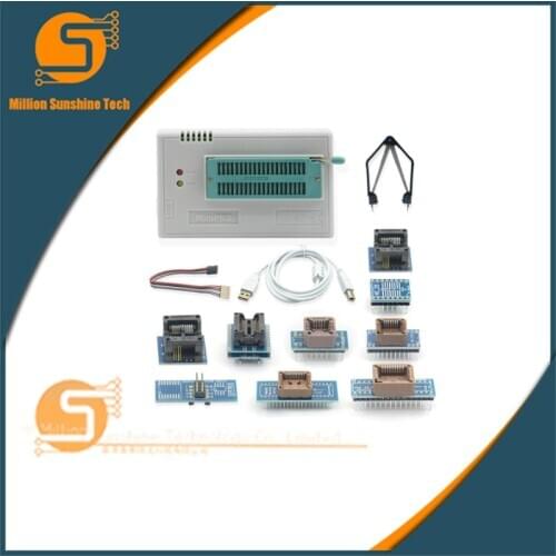 100% Original Minipro TL866ii Plus with 10 Adapters EEPROM Universal Bios USB programmer better than TL866A TL866CS