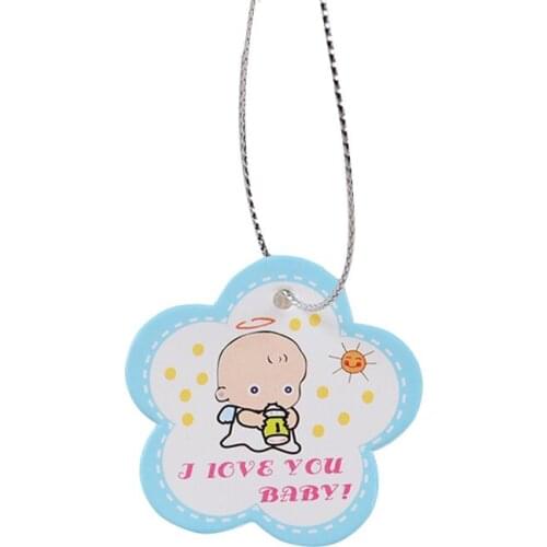 100pcs Flower Shaped Baby Shower Paper Tags Gift Tags Baby Shower Decorations Party Favor Labels Gift Wrapping