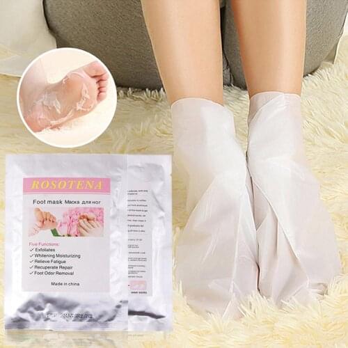 2pcs Exfoliate Dead Skin Cuticles Remover Foot Mask Whitening Moisturize Anti Crack Heel Remove Skin Peeling Dead Skin Feet Care