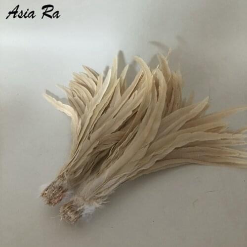 500pcs Dyed Colorful DIY Rooster Feather Hair Extension Pheasant Tail Feathers for Wedding Bouquet Decoration Length 20-25cm