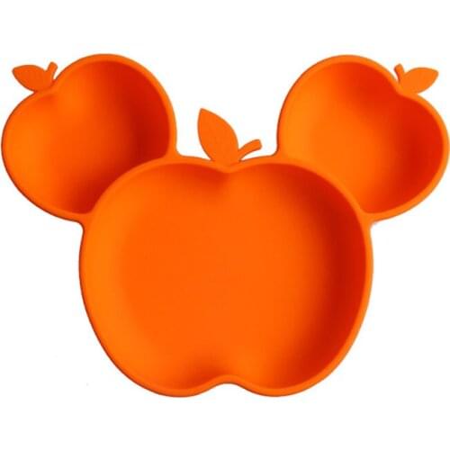 Baby Safe Silicone Suction tableware Children Dishes Suction Baby Training Tableware Cute Cartoon Kids Feeding Bowls