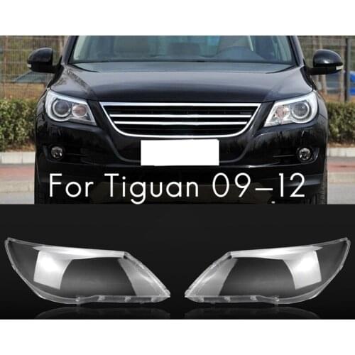 For Tiguan 2009 2010 2011 2012 Side Car Headlight Cover Transparent Lampshade Shell Lens Glass