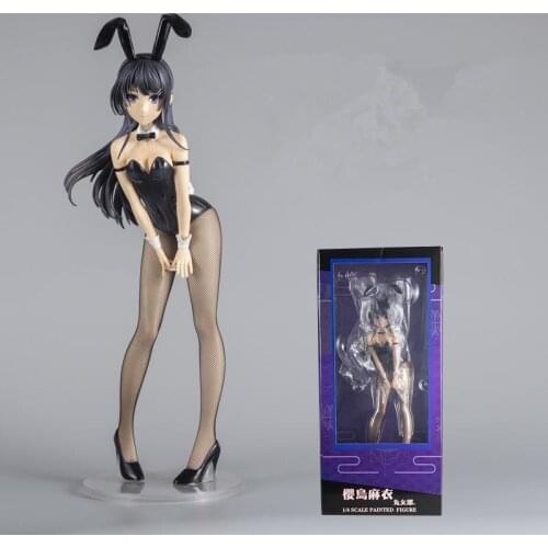 Rascal Does Not Dream of Bunny Sexy Girl action figure Anime 40cm Senpai Sakurajima Mai PVC Action Figure toy Model Doll Gifts