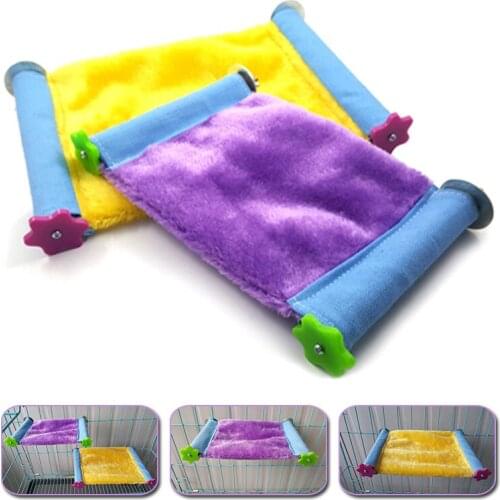 Small pet hammock Hanging pet soft nest Lamb wool insulation hanging nest Small pet winter hanging nest