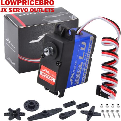 JX DC5821LV 21.8kg Metal Gear Digital Waterproof Servo for 1/8 1/10 RC car Scaler Buggy Crawler TRAXXAS RC4WD TRX-4 SCX10 D90