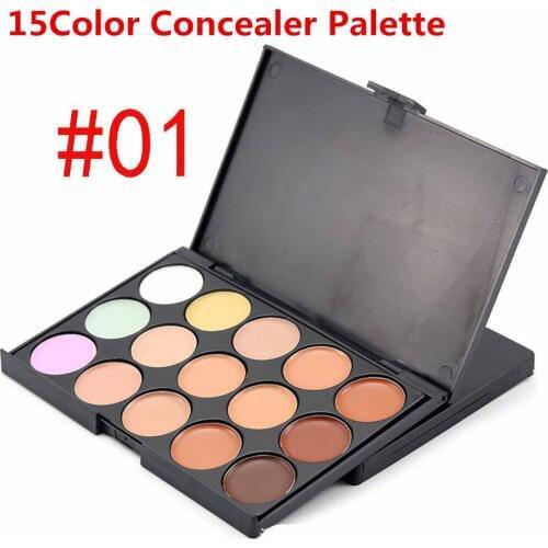 15Color Concealer Palette Highlighter Foundation Makeup Contour Set