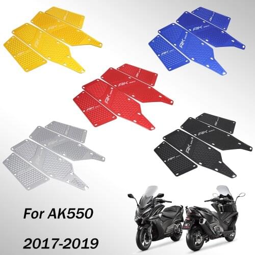 Motorcycle Accessories For AK 550 ak550 AK550 Front and Rear Footrest Footboard Step Floorboards Foot pedal 2017 2018 2019