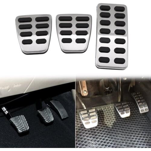 Stainless Steel Car Pedal Cover Pad for Hyundai Accent Solaris i20 2011-2016 Creta ix25 for Kia K2 Rio Soul MT AT Car Styling