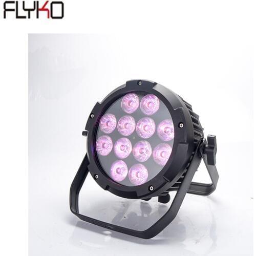 Professional outdoor dmx waterproof 12x18w battery-powered par light 6 in 1 for DJ Booths bar disco