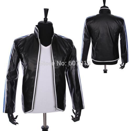 Rare PUNK Rock Motorcycle Casual Classic MJ MICHAEL JACKSON Costume Heal The World Jacket For Fans Best Gift