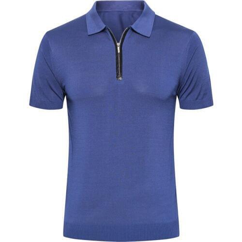 Billionaire Polo shirt mens Crocodile skin silk 2019 summer Fashion Leather high quality Thin breathable M-5XL free shipping