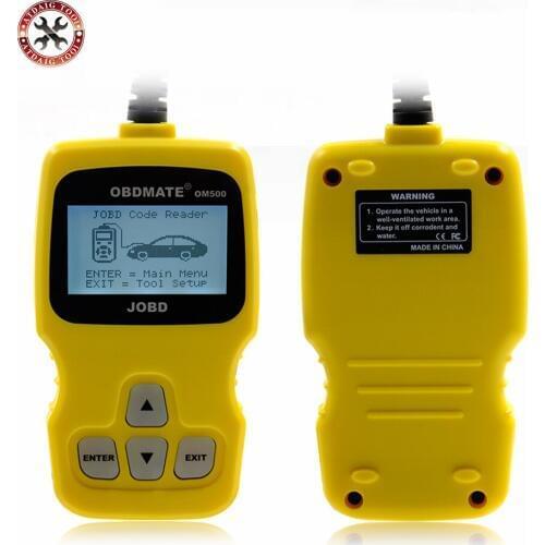 Free Shipping OBDMATE OM500 JOBD/OBDII/EOBD Code Reader Auto Scanner for European and Asian Vehicles in stock