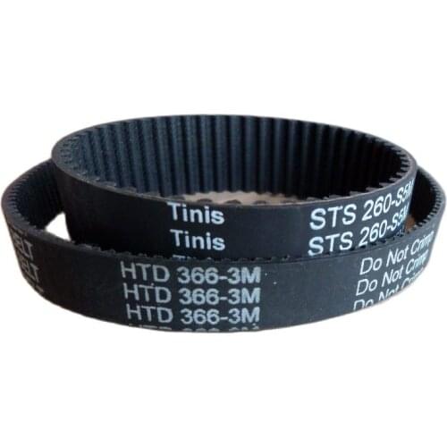 Tinis HTD 366-3M Synchronous Belt, Timing Belt,Transmission Belt