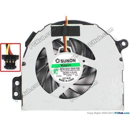 SUNON MF60100V1-Q032-G99 HFMH9 0HFMH9 CPU cooling fan for Dell N4110 V3450 laptop fan KSB0505HA-C-AJ60 4BR01FAWI00 3ADTA 5V 0.4