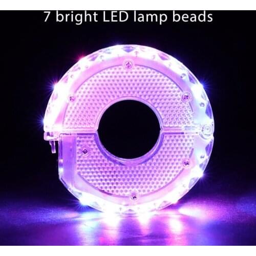 Bicycle Wheel Light LED Rechargeable Bike Light Kids Balance Air Wheel Decorative Spoke Induction Wheel Lamp Flower Drum