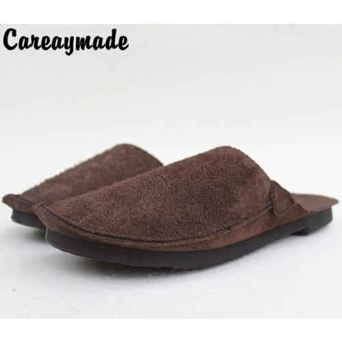 Careaymade-Woman Shoes Flat 100% Genuine Leather Slip on Ladies Flat Shoes 2020 pure handmade Female Summer Footwear (1935-1)