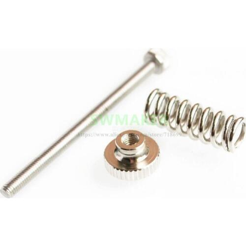 1pcs Reprap leveling component M3 screw+ leveling spring + M3 nut set for hot bed 3D printer accessories